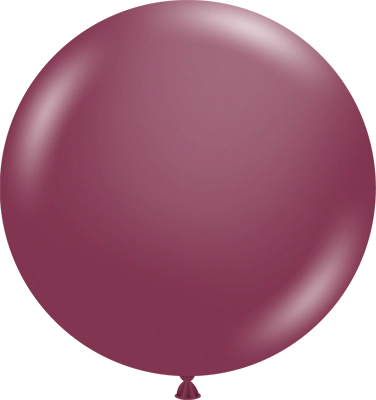 24 Inch Sangria Latex Balloon 3pk