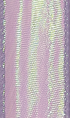 25 yards #9 Prisma Lavender Fabric Floral Ribbon