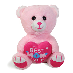 7 Inch Best Mom Ever Plush Bear
