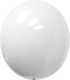 17 Inch White Balloon Gizmo