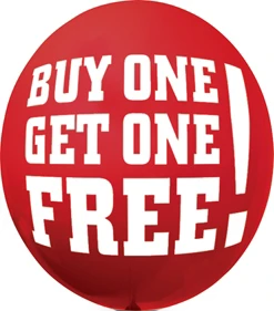 17 Inch Buy One Get One Free Gizmo Balloon