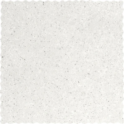 19 Inch x 19 Inch White Glitter Mesh Square 50pk