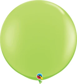 3 Foot Deco Lime Green Latex Balloon 2pk