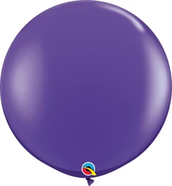 3 Foot Purple Latex Balloon 2pk