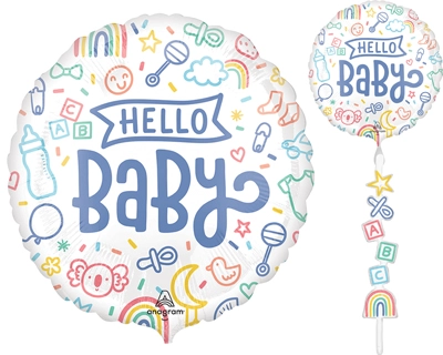 AirWalkers™ New Arrival Sweet Baby Shapes Balloon