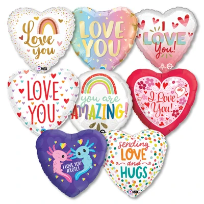 Std Love Premium Foil Balloons ProfitPak 25pk