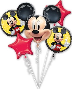 Disney Mickey Mouse Birthday Balloon Bouquet Kit