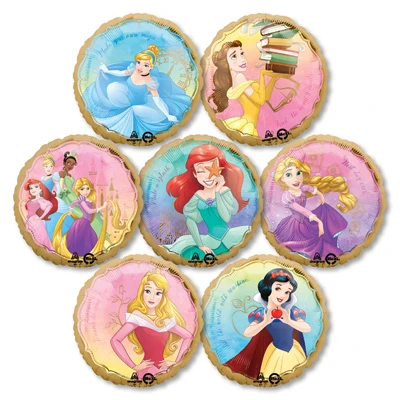 Std Disney Princesses Foil Balloon ProfitPak 25pk