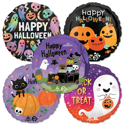 Standard Foil Halloween Smiles Balloon Assortment 25pk