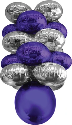 Purple & Silver ColorCloud Ceiling Decor Kit