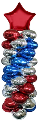 Patriotic ColorColumn Floor Decor Kit