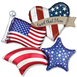 Patriotic Shape Balloons ProfitPak 15pk