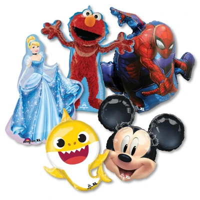 Character Shape Balloons ProfitPak 15pk