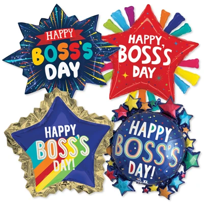 Boss's Day Helium Shape ProfitPak 15pk