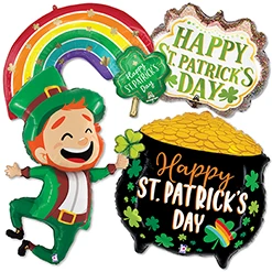 St Patrick's Shape Balloon ProfitPak 15pk