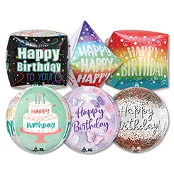 Birthday Geometric Balloon ProfitPak 15pk