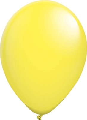 5 Inch Yellow Latex Balloons 100pk