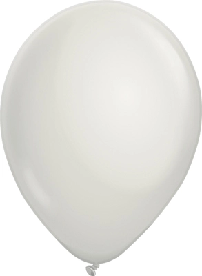 5 Inch Pearl White Latex Balloons 100pk