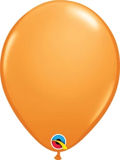 11 Inch Orange Latex Balloon 6pk