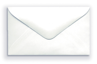 White Capri Card Envelopes 500pk