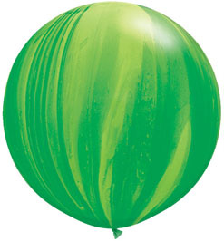 30 Inch Green Agate Latex Balloon 2pk