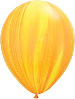 11 Inch Yellow Orange Agate Latex Balloons 25pk