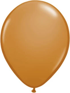 16 Inch Mocha Brown Latex Balloons 50 pk