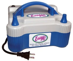 Zoom Dual Spout Electric Latex Balloon Air Inflator