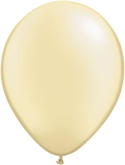 5 Inch Pearl Ivory Latex Balloons 100pk