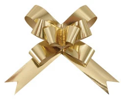 4 Inch Gold Butterfly Bow