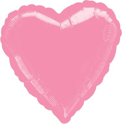 Std Metallic Pink Heart Balloon