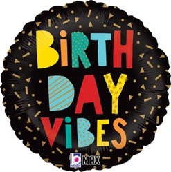 Std Birthday Vibes Balloon