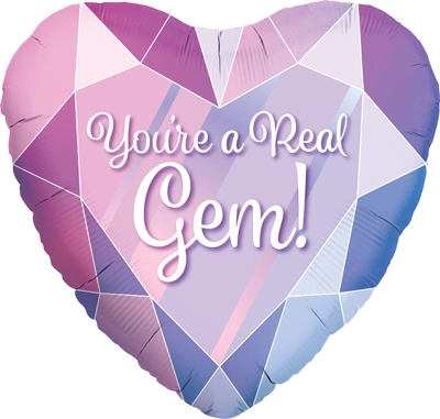 Std Love You're a Real Gem Balloon