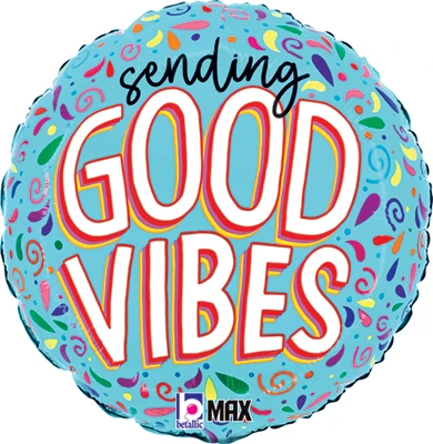 Std Get Well Good Vibes Balloon