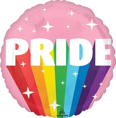 Std Burst of Pride Balloon