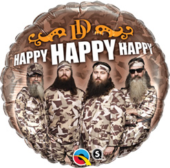 Std Duck Dynasty Happy Happy Happy Balloon