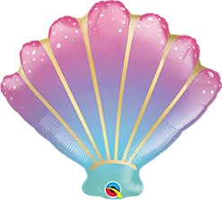 21 Inch Std Shape Sea Shell Ombre Balloon