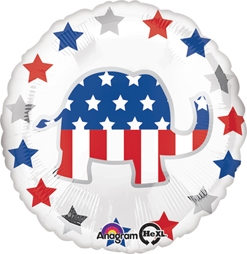 Std USA Election Elephant Balloon