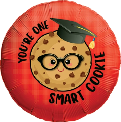 Std Graduation Smart Cookie Balloon