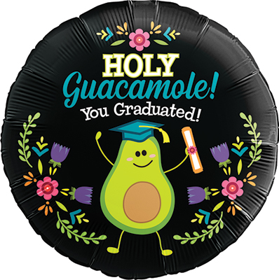 Std. Graduation Holy Guacamole Balloon