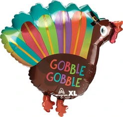 19 Inch Std Shape Quirky Turkey Balloon