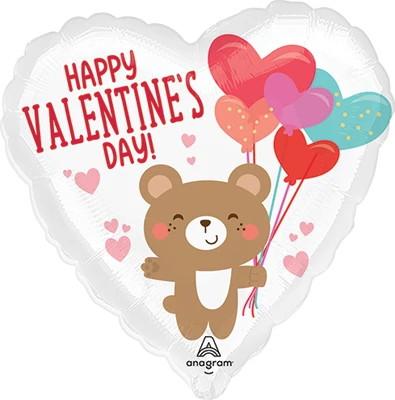 Std. Valentine Bear Hug Balloon