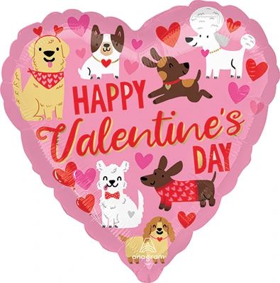 Std Valentine Doggone Cute Balloon