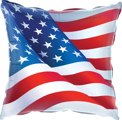 Std USA Patriotic Stars & Stripes Balloon