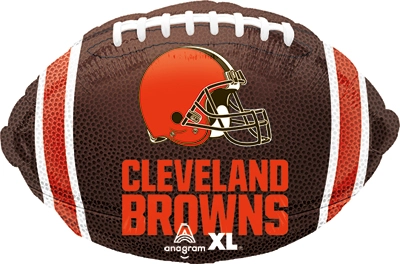 18 Inch NFL Browns Football Std Shape Balloon