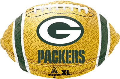 18 Inch NFL Packers Football Std Shape Balloon