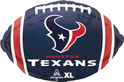 18 Inch NFL Texans Football Std Shape Balloon