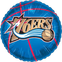 Std NBA Philadelphia 76ers Balloon