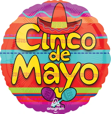 Std Cinco de Mayo Celebration Balloon