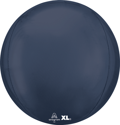 16 Inch Orbz True Navy Balloon